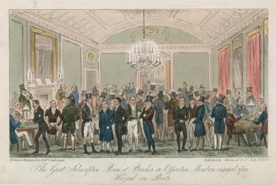 A grande sala de assinatura do Brooks na Oposição de Carl Georg Adolph Hasenpflug