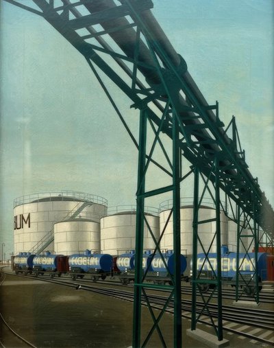 Tanques brancos (Hamburger Ölwerke) de Carl Grossberg