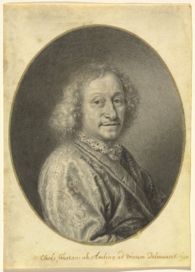 Retrato de um cavalheiro de Carl Gustav Amling