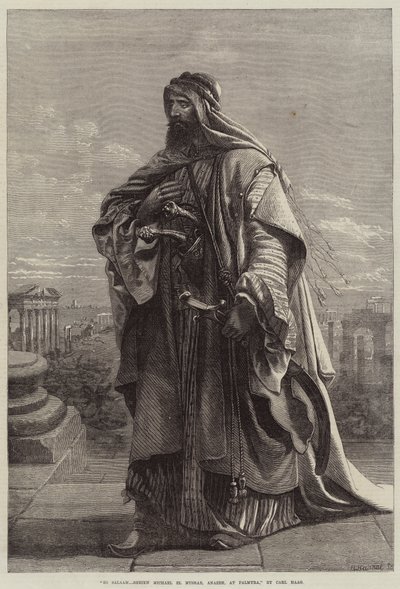 Es Salaam, Sheikh Michael El Musrab, Anazeh, em Palmyra de Carl Haag
