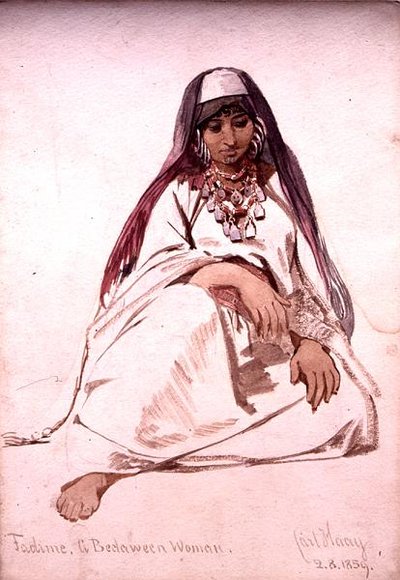 Fadine, uma Bedaween Woman de Carl Haag