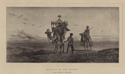 Manhã no deserto de Carl Haag