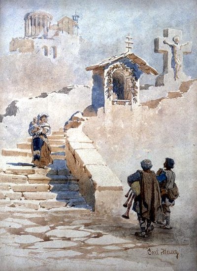 Pifferari em Tivoli