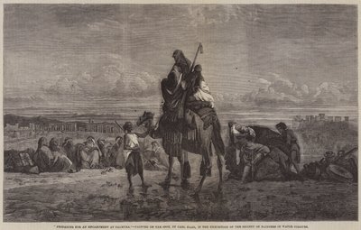 Preparando-se para um acampamento em Palmyra de Carl Haag