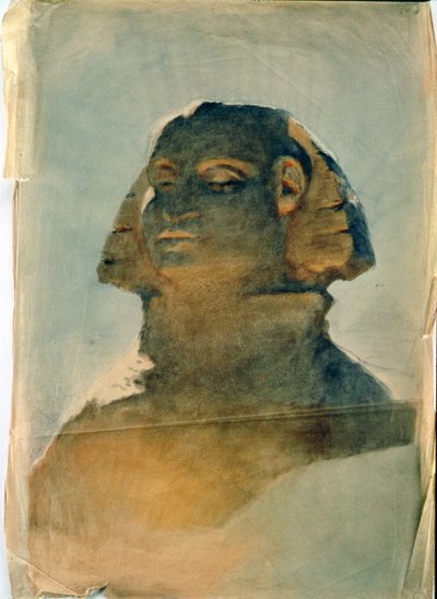 Esfinge em Gizé de Carl Haag
