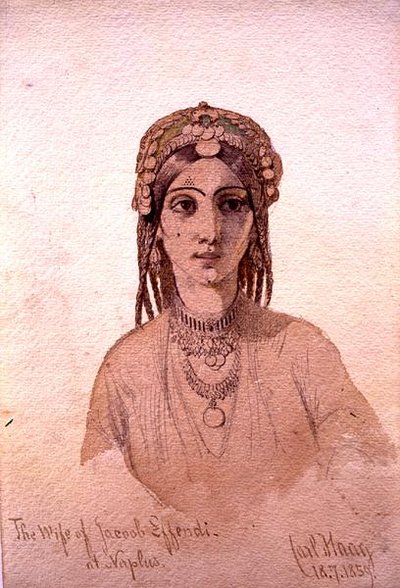 A Esposa de Jacob Effendi na Naplus de Carl Haag