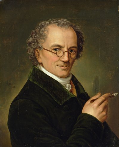O artista Friedrich Carl Groger (1766-1838) 1828 de Carl Heinrich Adolph Grimm