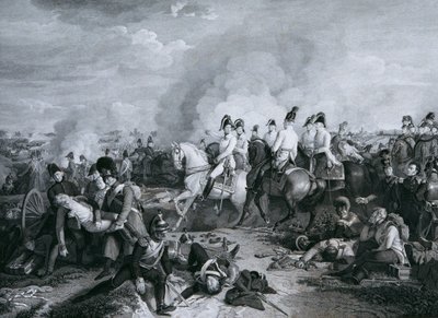 Arquiduque Carlos da Áustria na Batalha de Aspern de Carl Heinrich Rahl