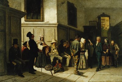 Na delegacia, 1857 de Carl Hendrik d Unker