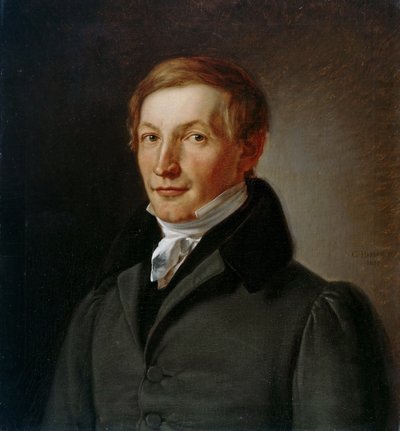 Retrato do diretor de horticultura Peter Joseph Lenné de Carl Joseph Begas