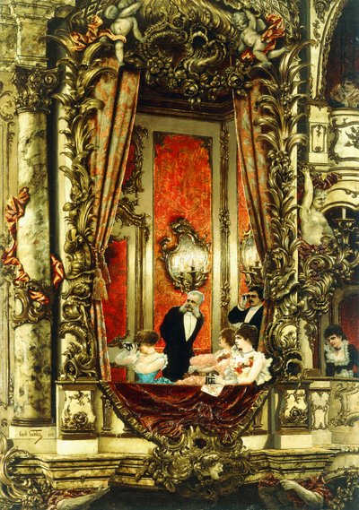 Franz Josef na ópera, 1883 de Carl Kahler