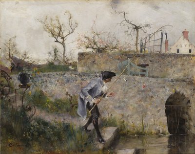 Os peixes estão a morder! de Carl Larsson