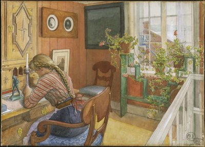 Redação de cartas de Carl Larsson