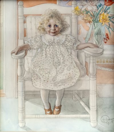 Retrato de Inga-Maria Thiel de Carl Larsson