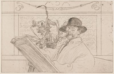 Autorretrato de Carl Larsson