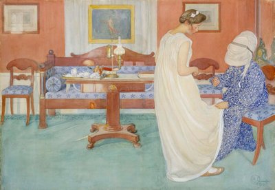 A dama de honra, 1908. de Carl Larsson