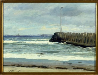 Na praia de Carl Ludvig Locher