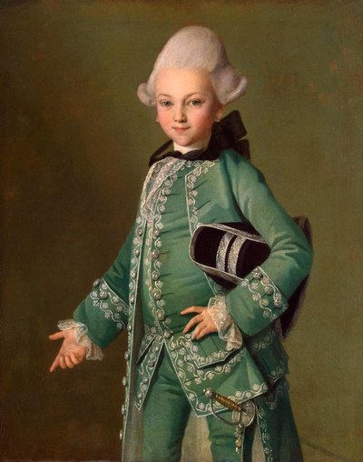 Retrato do Conde Alexei Bobrinsky quando criança