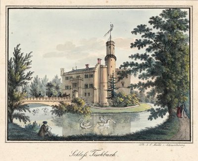 Castelo de Fischbach (Silésia) de Carl Mattis