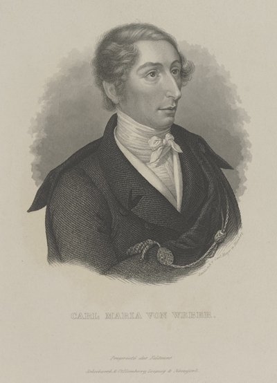 Carl Maria von Weber 1786-1826, c. 1840 de Carl Mayer