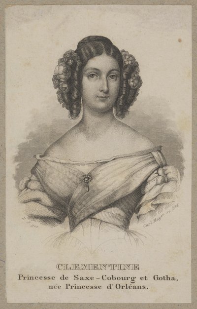 Klementyna, princesa de Saxe-Coburgo de Carl Mayer
