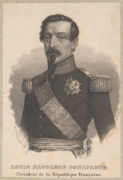 Napoleão III como presidente de França de Carl Mayer