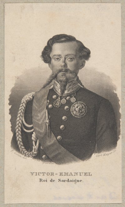 Vítor Emanuel I, rei da Sardenha de Carl Mayer