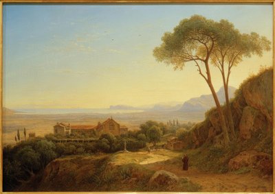 C.Morgenstern, Abendstimmung ... Mosteiro capuchinho Baida ... de Carl Morgenstern