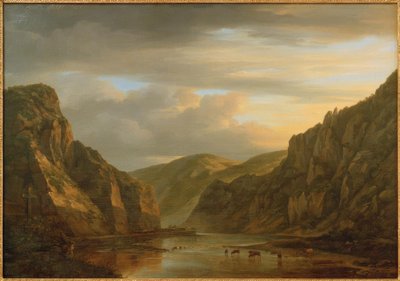 C.Morgenstern, os Stegfels no vale Nahe de Carl Morgenstern