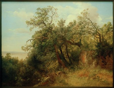 C.Morgenstern, no parque de Ariccia de Carl Morgenstern