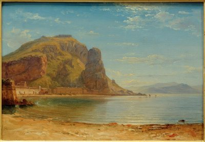 C.Morgenstern, Terracina com a pedra dos peixes de Carl Morgenstern