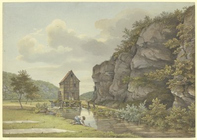 Serração perto de Eppstein (vale de Lorsbach) de Carl Morgenstern