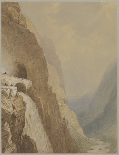 O passo do Splügen de Carl Morgenstern