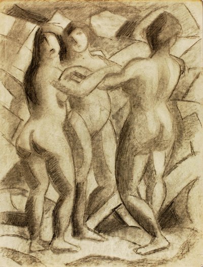 Grupo de três nus femininos de Carl Newman