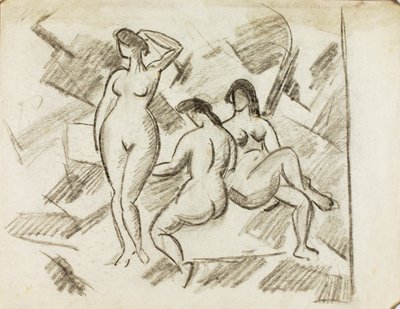 Grupo de três nus femininos de Carl Newman