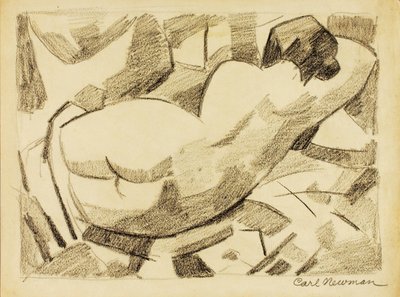 Mulheres nuas reclinadas de Carl Newman