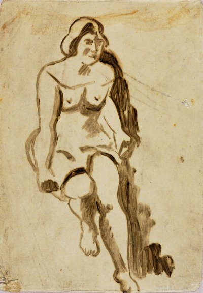 Mulher sentada de Carl Newman