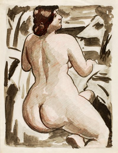 Nu feminino em pé de Carl Newman