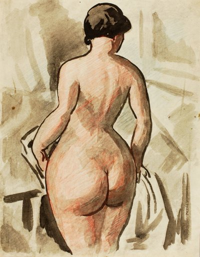 Nu feminino em pé de Carl Newman
