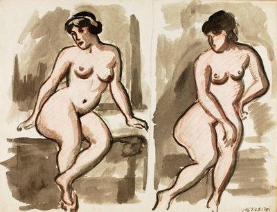 Dois nus femininos de Carl Newman