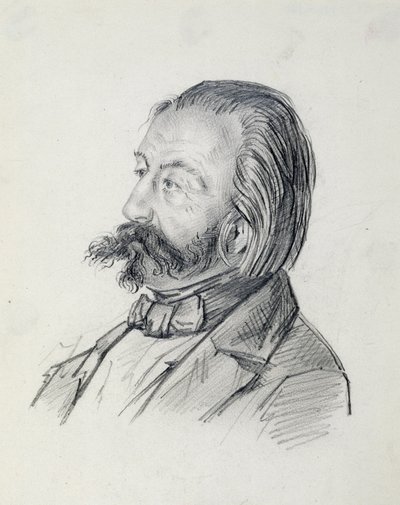 Retrato do Dembriste (ou Decabriste) de Carl Peter Mazer