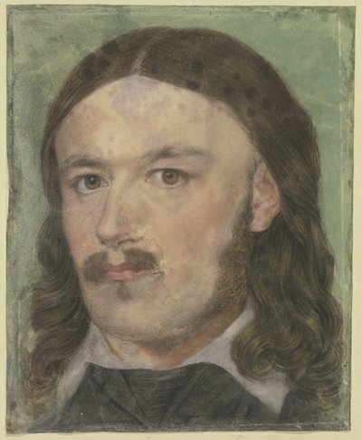 Retrato do gravador Carl Barth em traje antigo alemão de Carl Philipp Fohr