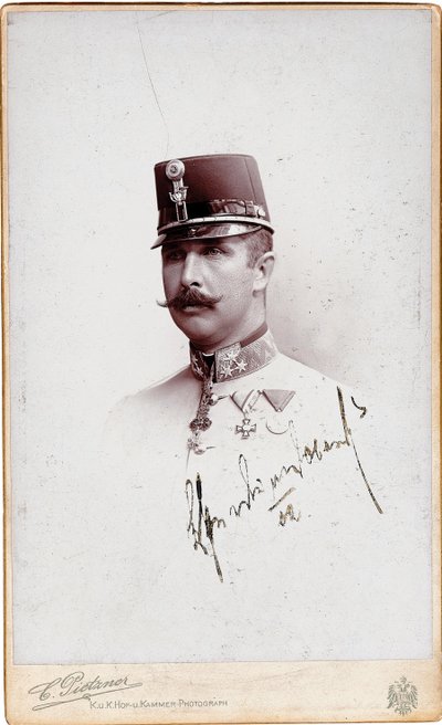Arquiduque Francisco Fernando da Áustria, 1902. de Carl Pietzner