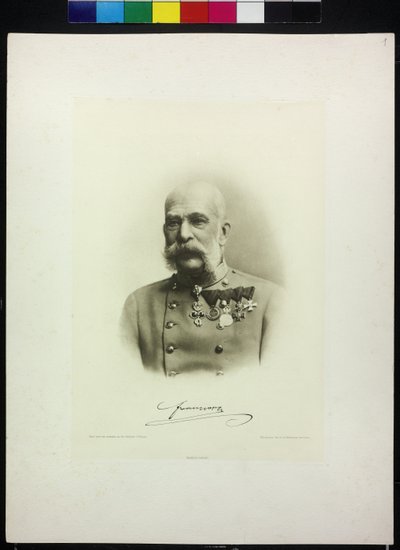 Imperador da Áustria Franz Joseph I de Carl Pietzner