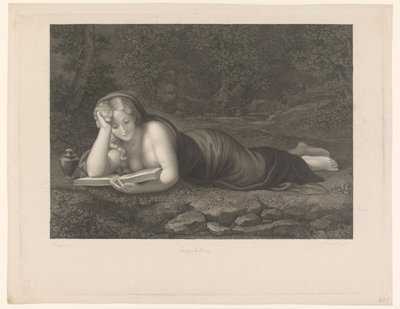 Leitura de Maria Madalena de Carl Rahl
