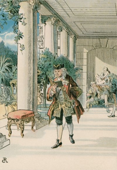 Frederico o Grande (1712-1786) em Rheinberg de Carl Rohling