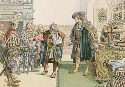O julgamento de Joachim I contra os barões ladrões de Lindenberg em 1504 de Carl Rohling