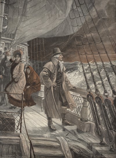 No convés de um navio de Carl Rohling