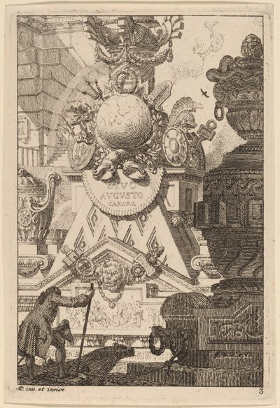 Fantasia de um troféu antigo para Augusto de Carl Schütz