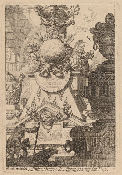 Fantasia de um troféu antigo para Augusto de Carl Schütz
